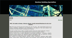 Desktop Screenshot of machinebuildingspecialties.com